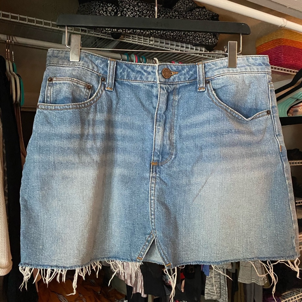 BDG denim skirt